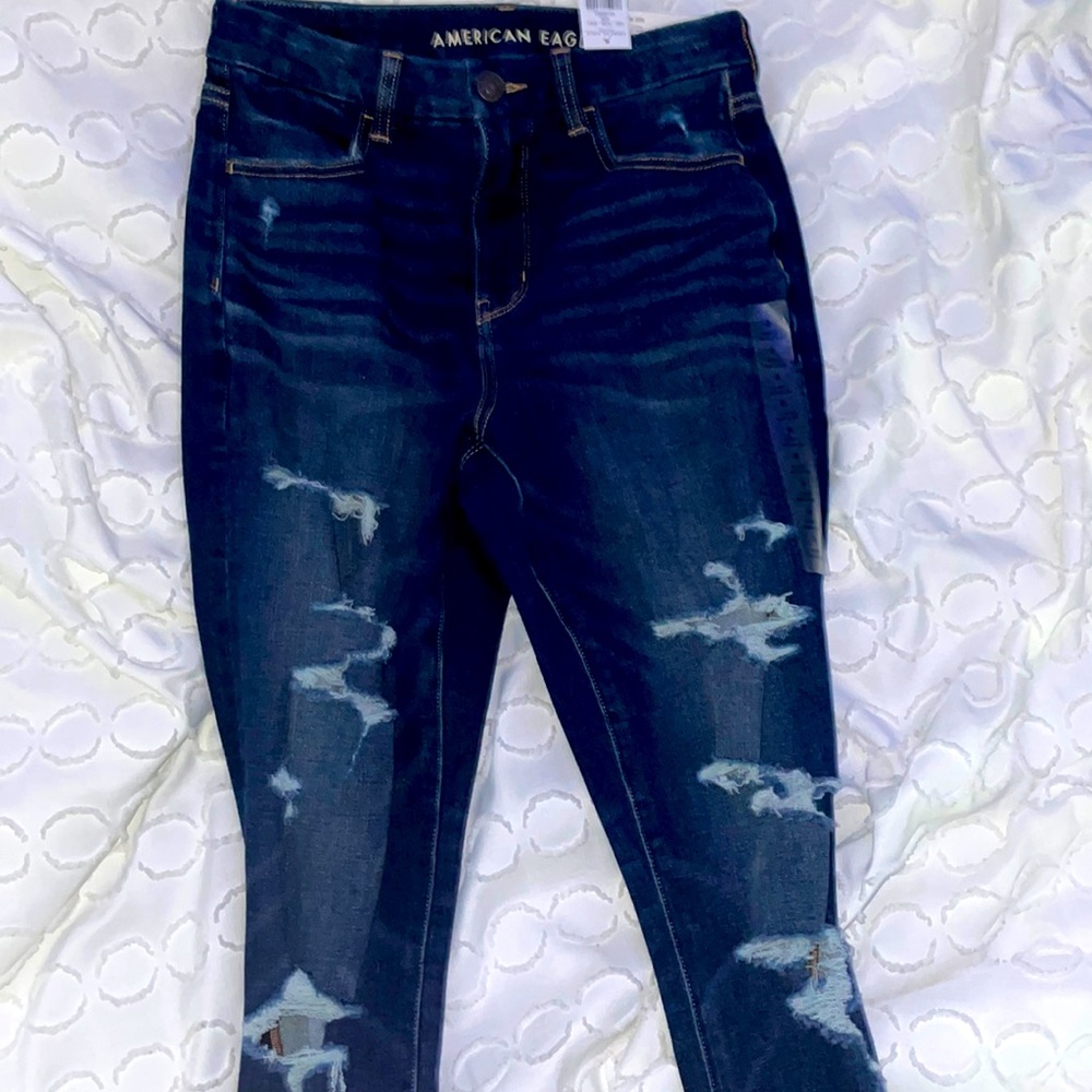 curvy high rise jeans American eagle